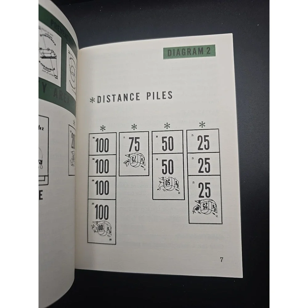 Mille Bornes 1962 Parker Brothers RULES ONLY French‎ Card Game Instructions